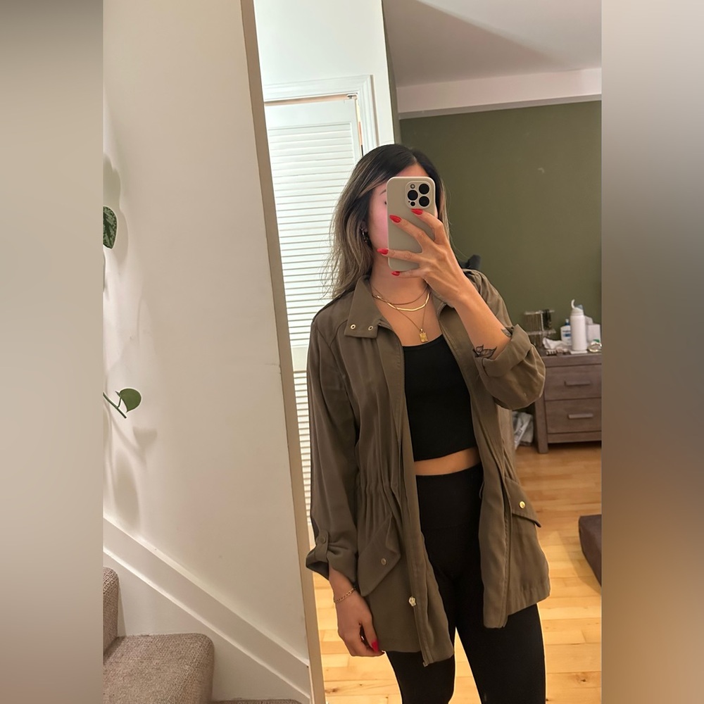 Army Green Utility Jacket - Size S